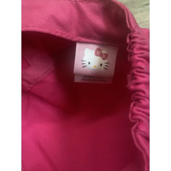 Hello Kitty Youth Pink Hat with Sequin Bill Cadet Style Clean - Picture 3 of 5